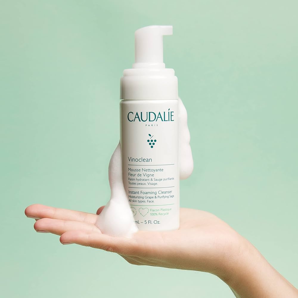 vinoclean mousse detergente viso caudalie